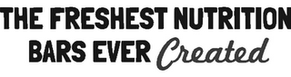 THE FRESHEST NUTRITION BARS EVER CREATED logo