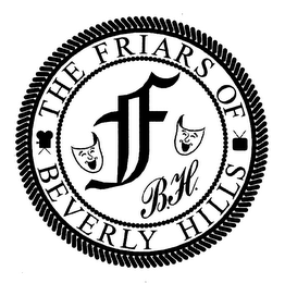 THE FRIARS OF BEVERLY HILLS F B.H. logo