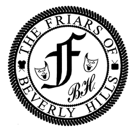 THE FRIARS OF BEVERLY HILLS F B.H. logo