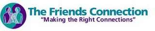 THE FRIENDS CONNECTION "MAKING THE RIGHT CONNECTIONS" logo