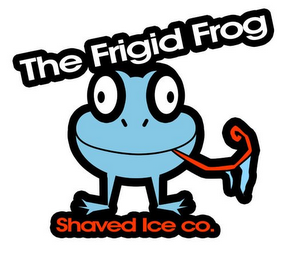 THE FRIGID FROG SHAVED ICE CO. logo