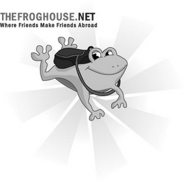 THE FROGHOUSE.NET WHERE FRIENDS MAKE FRIENDS ABROAD logo