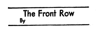 THE FRONTROW BY logo