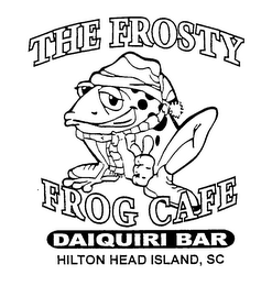 THE FROSTY FROG CAFE DAIQUIRI BAR HILTON HEAD ISLAND, SC logo
