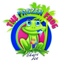 THE FROZEN FROG SHAVE ICE logo