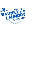 THE FUNKY LAUNDRY COMPANY WE GET THE FUNK OUT logo