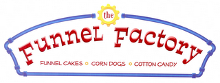 THE FUNNEL FACTORY FUNNEL CAKES CORN DOGS COTTON CANDY logo