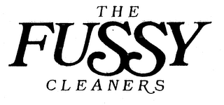 THE FUSSY CLEANERS logo