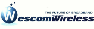 THE FUTURE OF BROADBAND WESCOM WIRELESS logo
