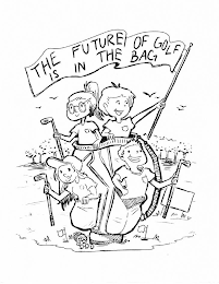THE FUTURE OF GOLF IS IN THE BAG logo