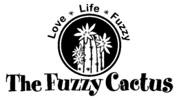 THE FUZZY CACTUS LOVE*LIFE*FUZZY logo