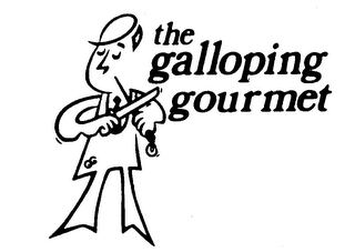 THE GALLOPING GOURMET logo