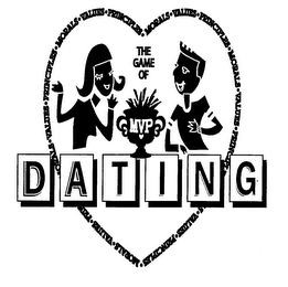 THE GAME OF MVP DATING MORALS VALUES PRINCIPLES logo