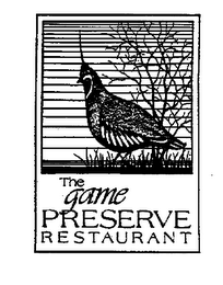 THE GAME PRESERVE RESTAURANT logo