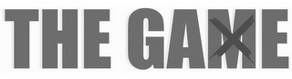 THE GAME X logo