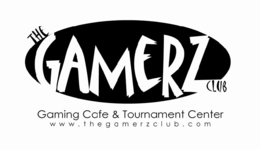 THE GAMERZ CLUB GAMING CAFE & TOURNAMENT CENTER WWW.THEGAMERZCLUB.COM logo