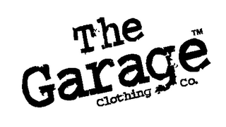 THE GARAGE CLOTHING CO logo