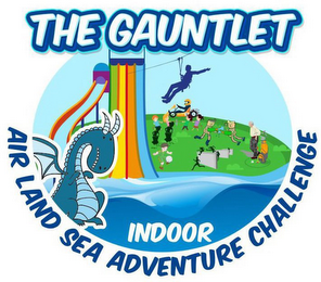THE GAUNTLET INDOOR AIR LAND SEA ADVENTURE CHALLENGE logo