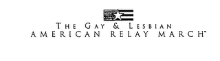 THE GAY & LESBIAN AMERICAN RELAY MARCH logo
