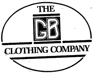 THE GB CLOTHING COMPANY logo