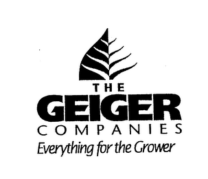 THE GEIGER COMPANIES EVERYTHING FOR THE GROWER logo