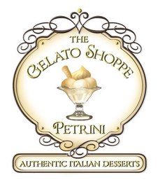 THE GELATO SHOPPE PETRINI AUTHENTIC ITALIAN DESSERTS logo