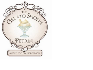 THE GELATO SHOPPE PETRINI AUTHENTIC ITALIAN GELATO logo