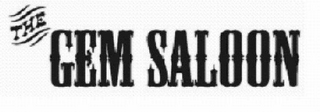 THE GEM SALOON logo