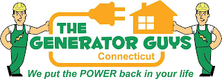 THE GENERATOR GUYS CONNECTICUT WE PUT THE POWER BACK IN YOUR LIFE logo