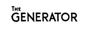 THE GENERATORATOR logo