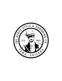 THE GENTS STYLE & GROOMING CO. ESTD MMXX YUMA, ARIZONA logo