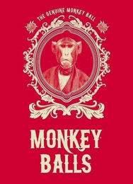 THE GENUINE MONKEY BALL MONKEY BALLS logo