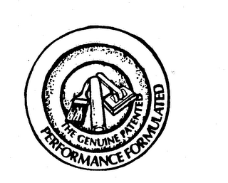 THE GENUINE PATENTED PERFORMANCE FORMULATED logo