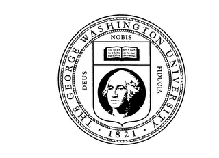 THE GEORGE WASHINGTON UNIVERSITY 1821 DEUS NOBIS FIDUCIA logo