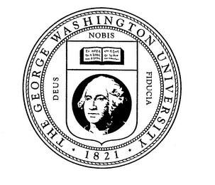 THE GEORGE WASHINGTON UNIVERSITY 1821 DEUS NOBIS FIDUCIA logo