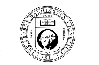THE GEORGE WASHINGTON UNIVERSITY 1821 DEUS NOBIS FIDUCIA logo