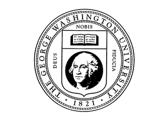 THE GEORGE WASHINGTON UNIVERSITY 1821 DEUS NOBIS FIDUCIA logo