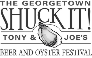 THE GEORGETOWN SHUCK IT! TONY & JOE'S BEER AND OYSTER FESTIVAL logo