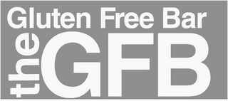 THE GFB GLUTEN FREE BAR logo