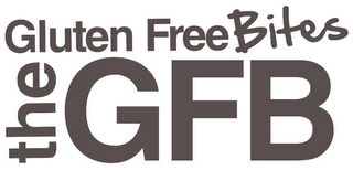 THE GFB GLUTEN FREE BITES logo