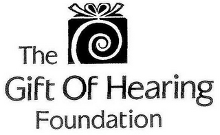 THE GIFT OF HEARING FOUNDATION logo