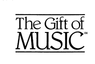 THE GIFT OF MUSIC logo