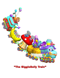 "THE GIGGLEBELLY TRAIN"GB logo