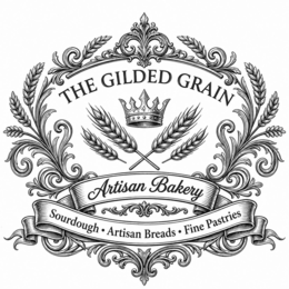 THE GILDED GRAIN ARTISAN BAKERY SOURDOUGH ARTISAN BREADS FINE PASTRIES logo