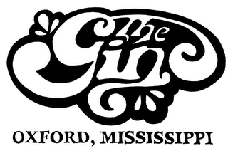 THE GIN OXFORD, MISSISSIPPI logo
