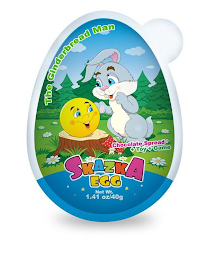 THE GINDERBREAD MAN CHOCOLATE SPREAD + TOY + GAME SKAZKA EGG NET WT. 1.41 OZ/40G logo