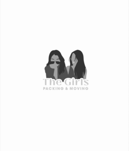 THE GIRLS PACKING & MOVING logo