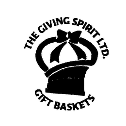 THE GIVING SPIRIT LTD. GIFT BASKETS logo