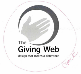 THE GIVING WEB DESIGN THAT MAKES A DIFFERENCE logo