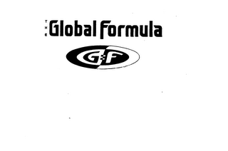 THE GLOBAL FORMULA GF logo
